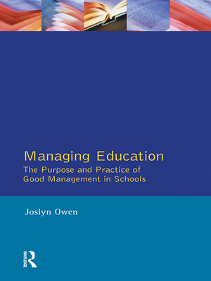 cover image of Managing Education